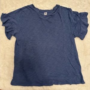 Old Navy Ruffle Sleeve Tee